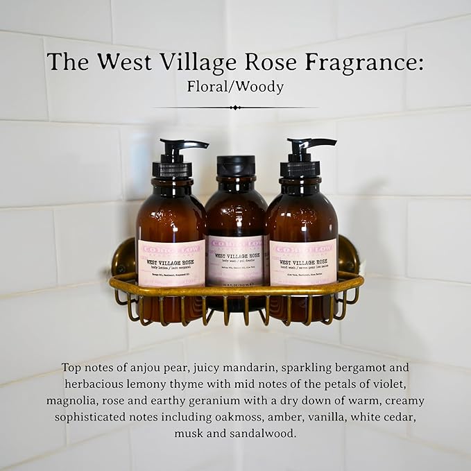 C.O. Bigelow West Village Rose Body Lotion, 10.5 fl oz