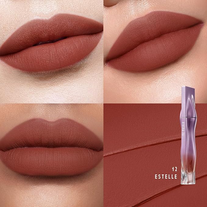 TIMEPHORIA Nebula Velvet Lip Cream, Soft Blur Matte Lip Tint 12 Estelle