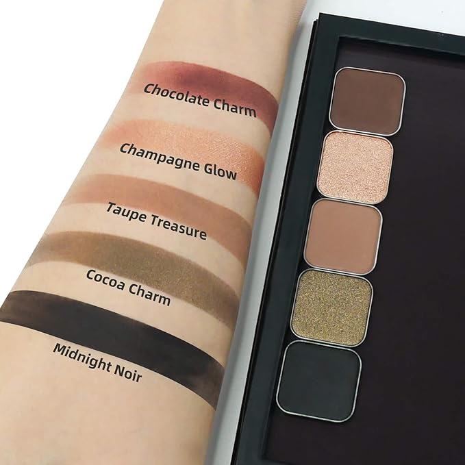 Fillwie Dark Chocolate Matte Eyeshadow Single Refill Pan - Chocolate Charm