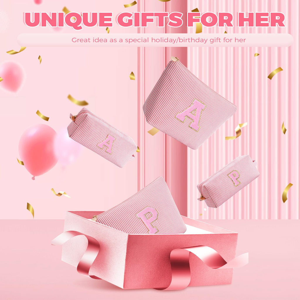 Btffitting Gifts for Teen Girls Women - Birthday Gifts for 10 11 12 13 14 15 16 17 18 Years Old Girl,Makeup Bag Cosmetic Bag,Teacher Gift Trendy Stuff Toiletry Bag - Peach,R