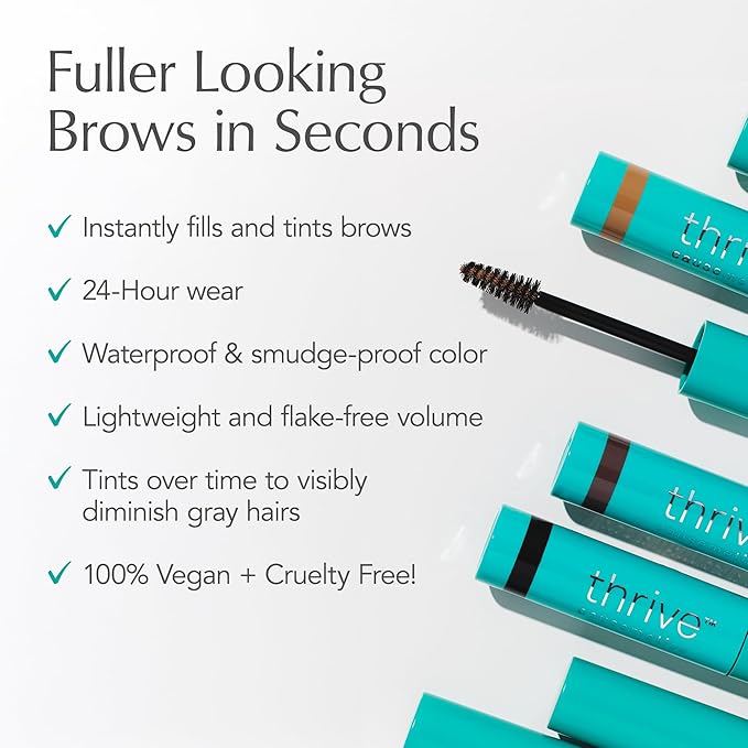 Thrive Causemetics Instant Brow Fix Eyebrow Gel, Light Blonde Shade