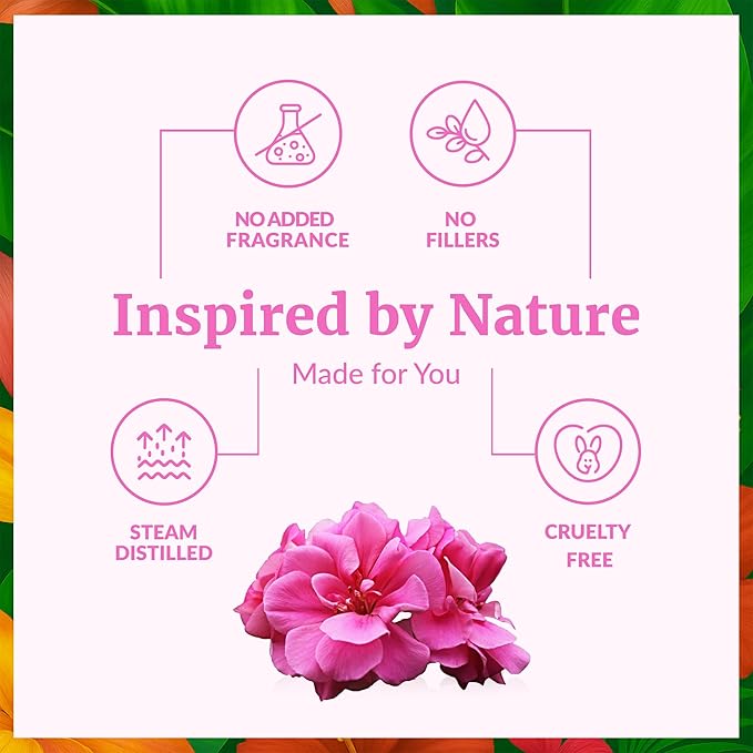 SVA Organic Geranium Essential Oil with Dropper, 1 Fl Oz (30 ml)