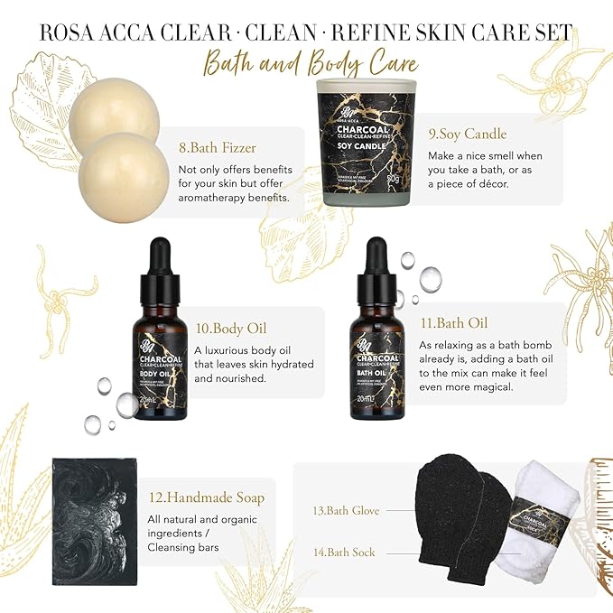 Gifts for Women & Men, 30pcs Fathers Day Gifts, Spa Gift Basket Set