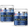 Felicemy 6-in-1 Face Cream for Men, Mens Face Moisturizer, Anti-Aging Face Cream for Men with Retinol Collagen & Hyaluronic Acid, Eye Bags & Dark Spot Remover, After Shave Lotion 2-Pack