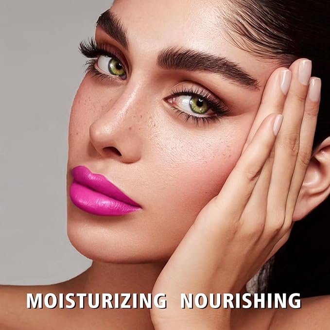 MAKI YIKA Moisture Purple Lipstick for Women Hydrate Tinted Lip Balm