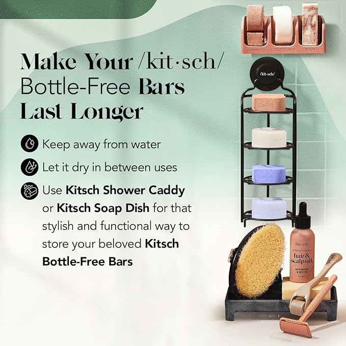 Kitsch Rosemary & Biotin Shampoo and Conditioner Set for Hair Growth