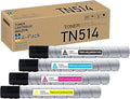 LOVPAIN 4-Pack TN-514 Toner Cartridge (1BK/1C/1M/1Y) Compatible TN514