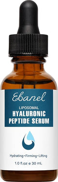 Ebanel Hyaluronic Acid Serum for Face with Peptides, Niacinamide, Vitamin C
