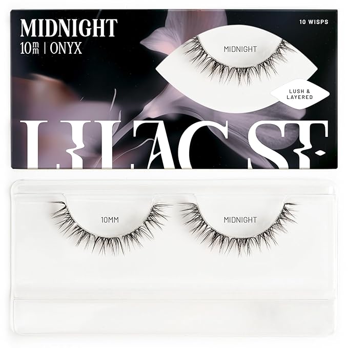Lilac St Dramatic Lash Clusters for DIY Lash Extensions, Midnight, 10mm