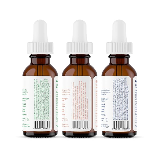 ASUTRA 3 Pack Face Serum Variety Pack, 3 Products - 1 fl oz (1 Fl Oz)