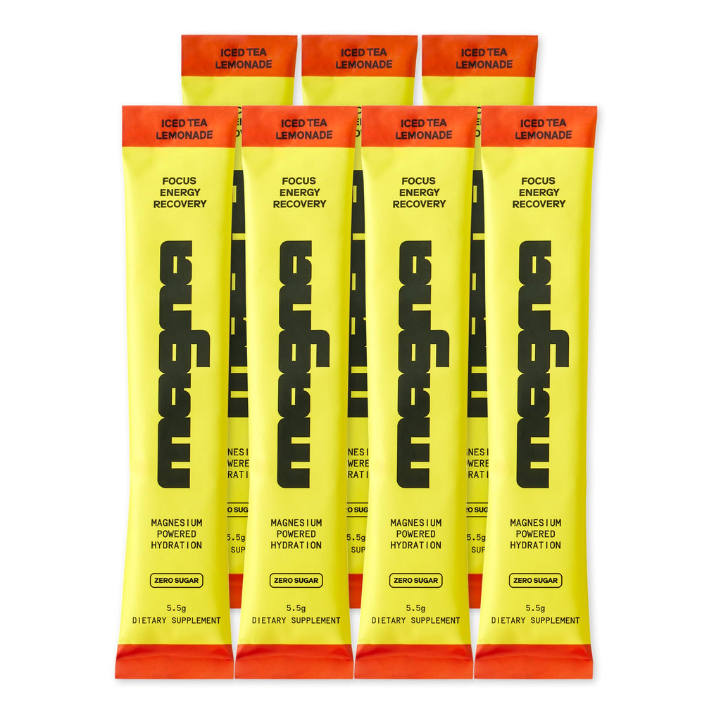 MAGNA Electrolytes Powder Drink Mix for Hydration, Energy & Focus Support (7 Servings, Tea Lemonade)