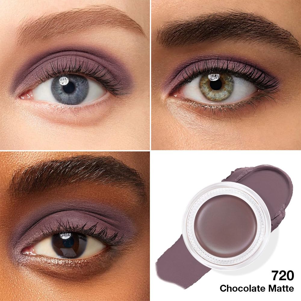 CAKAILA Single Cream Eye Shadow,Chocolate Nude Matte Natural Monochrome Eyeshadow Palette,Waterproof,Long Lasting Naturing-Looking,Vegan & Cruelty-Free,720