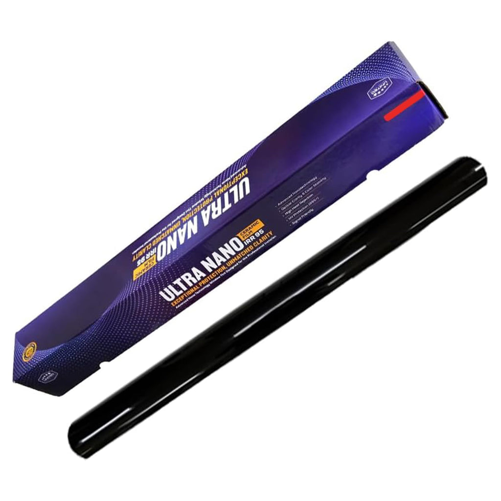 United 2PLY Ultra Nano Ceramic Window Tint Film – 42% VLT High Heat Rejection Automotive Film with 80-90% IR, UV Blocking & Color Stable Adhesive, Ultra Ceramic Car Window Tint, 36 Inch x 100 Ft Roll