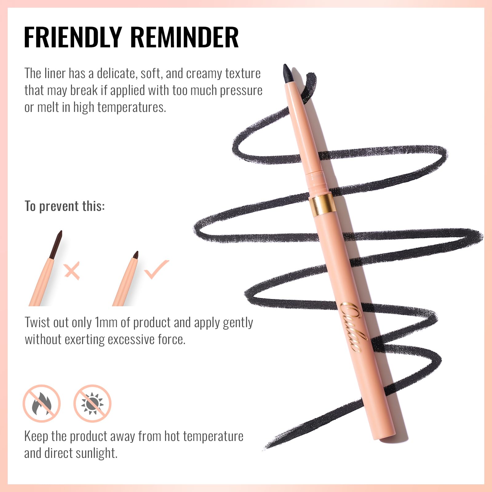 Oulac Waterproof Lipliner Pencil - Smooth and Creamy, Retractable Lip Makeup for Precision Application, Vegan & Cruelty-Free, LL06 Mulled Wine
