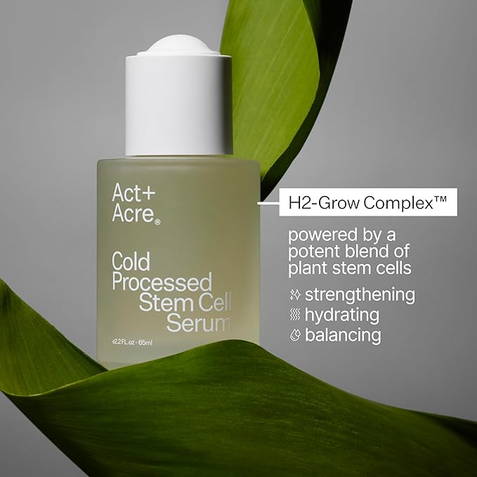 Act+ Acre, Mini Stem Cell Scalp Serum, Reduces Shedding, 3pk