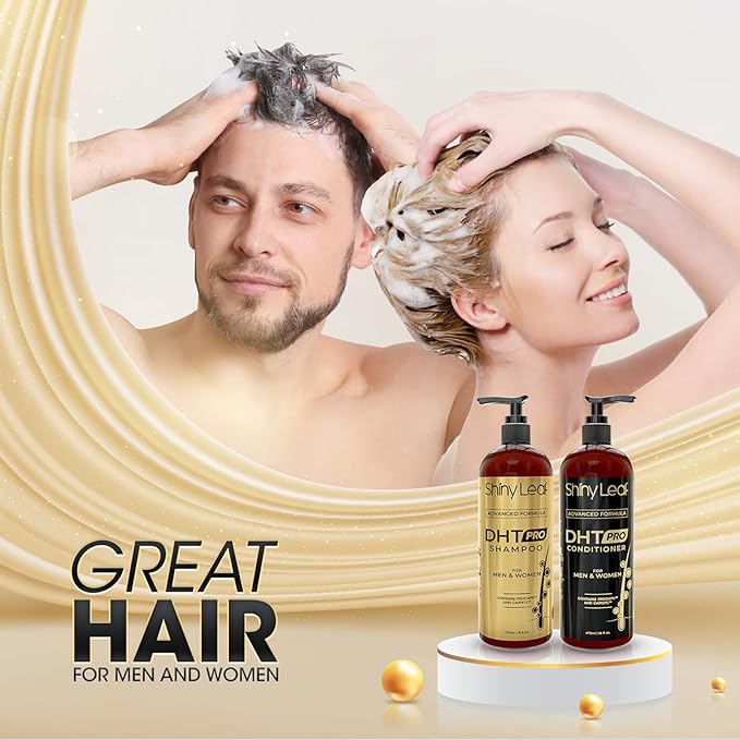 Shiny Leaf Hair Loss Conditioner, Biotin & DHT Blocker, Sulfate Free, 16 oz