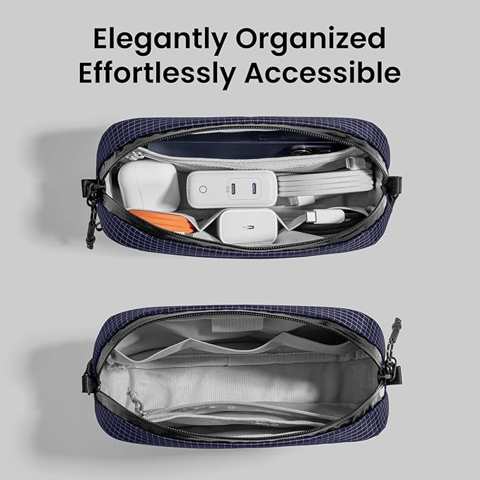 tomtoc Electronics Organizer Travel Case Performance, Cable Tech Pouch