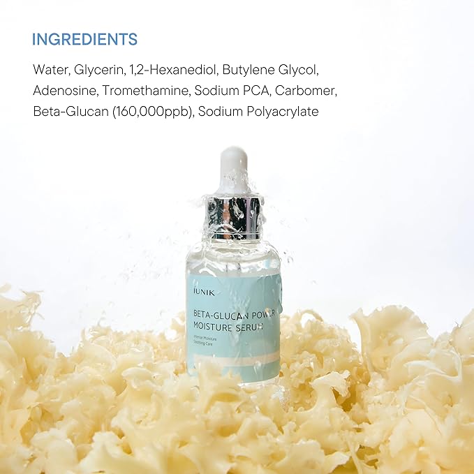 IUNIK Beta-Glucan Power Moisture Serum - Deep Hydration 1.69 fl oz
