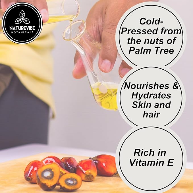 Naturevibe Botanicals Batana Oil 32 oz 100% Pure & Natural Oil for Hair, Skin & Scalp Care | Deep Moisturizing Body Oil | Ideal for Dry Hair, Massage & Daily Use (946 ml)