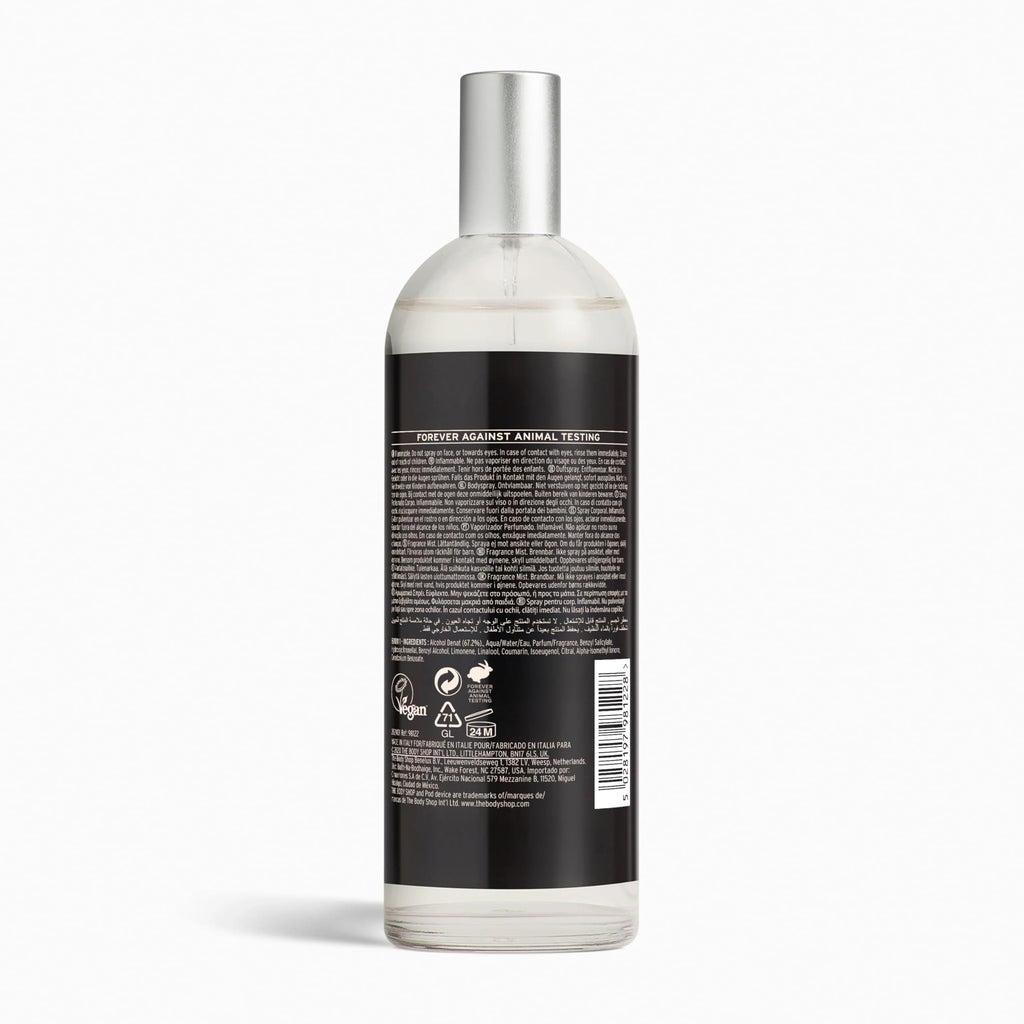 The Body Shop Black Musk Body Mist | Lightweight, Refreshing, 3.3 Fl Oz