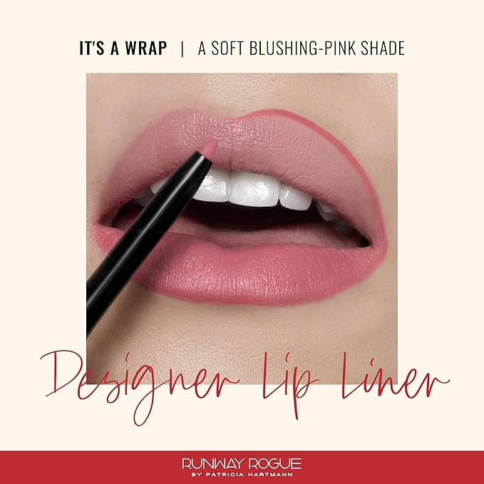 Runway Rogue Matte Lip Liner Pencil with Sharpener, ‘It's a Wrap’