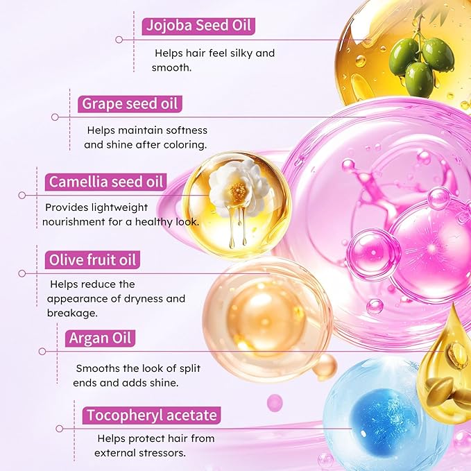 DR.Seya Hair Oil Capsules (50 Count) with Argan Oil & Jojoba Oil, Moisturizing Hair Treatment Oil for Dry Frizzy Damaged Hair, Nourishing Hair Serum Capsules for All Hair Types