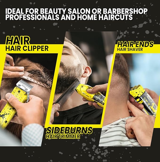 DSP 3-in-1 Hair Clipper Trimmer Shaver Kit, Cordless Rechargeable with Case