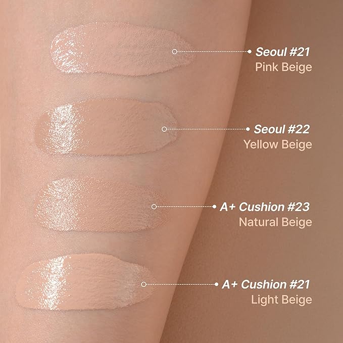 TROIAREUKE Seoul Bridal Cushion Foundation(22,Yellow Beige), Korean Cushion
