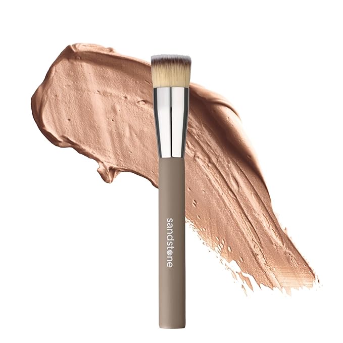 Sandstone Scandinavia Flat Top Foundation Brush