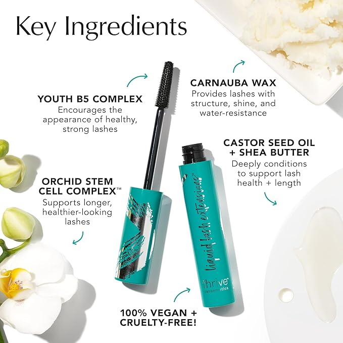 Thrive Causemetics Liquid Lash Extensions Mascara, Deep Blue Shade