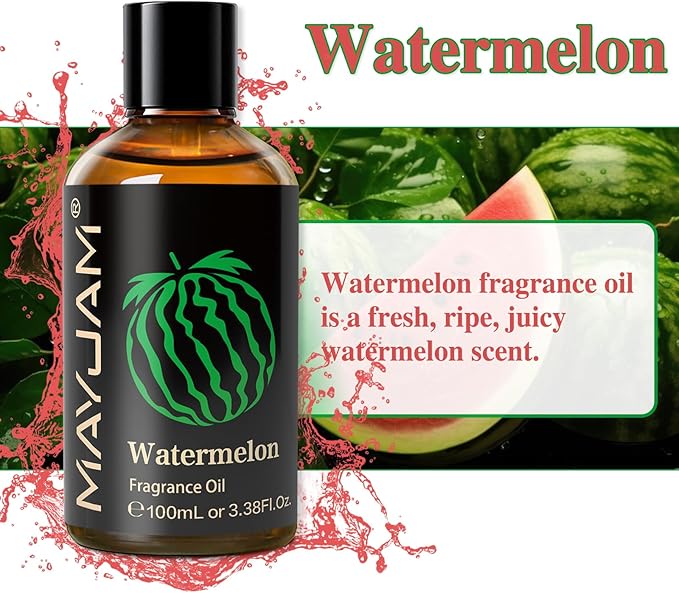 MAYJAM Watermelon Fragrance Oil for Diffusers for Home, 3.38FL.OZ