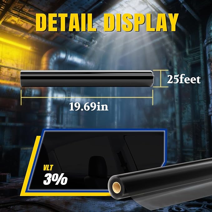 ARANA 3% VLT 20"×25FT Ceramic Car Window Tint Film