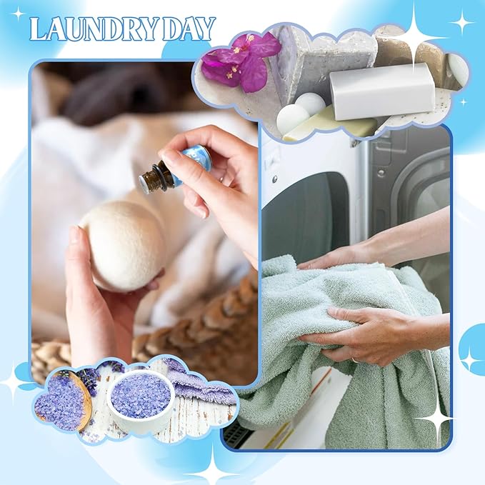 ARVIDSSON Laundry Collection Essential Oil Set, Use with Wool Dryer Balls