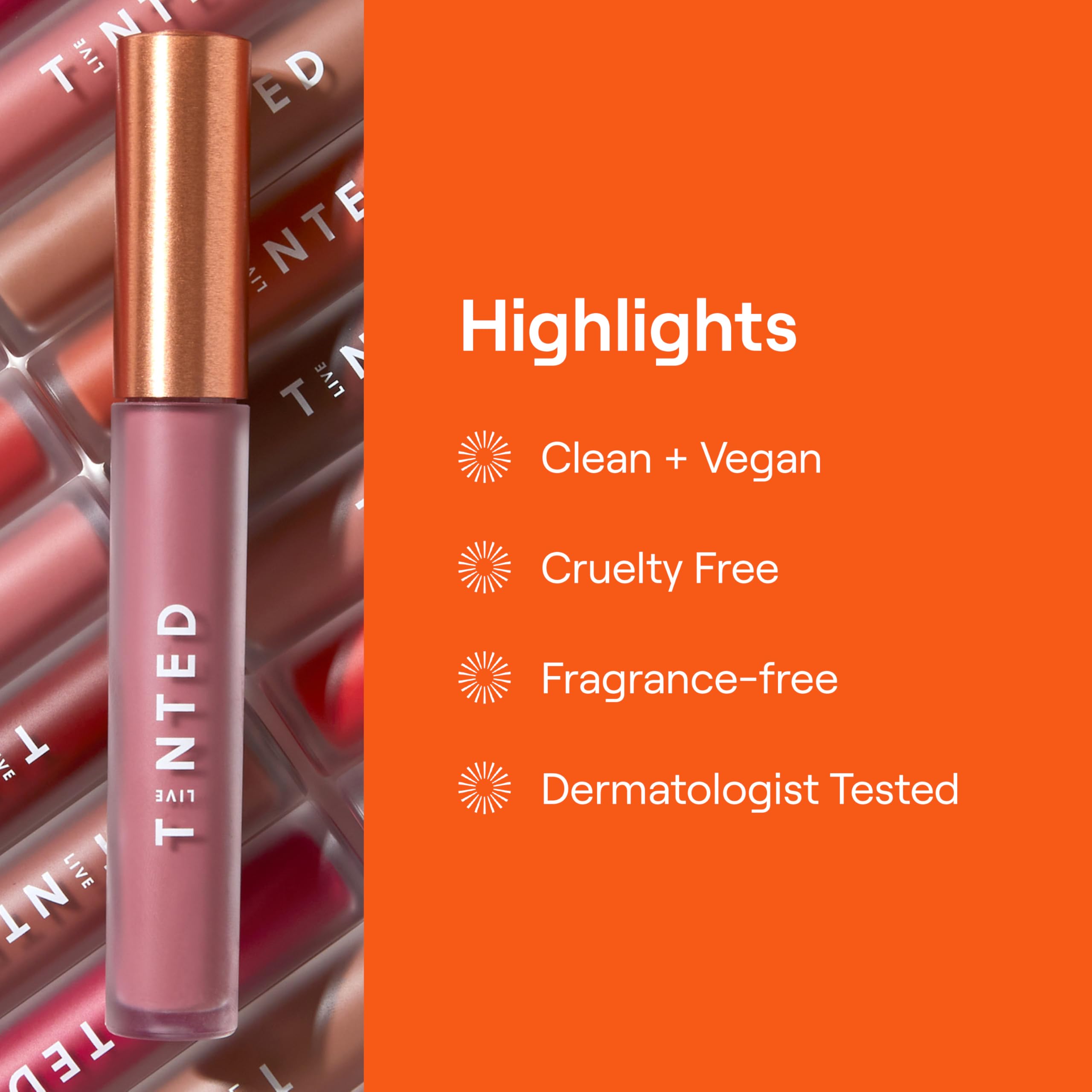 Live Tinted Huelip Liquid Lip Creme Lipstick - Warm Brown, 0.09 fl oz