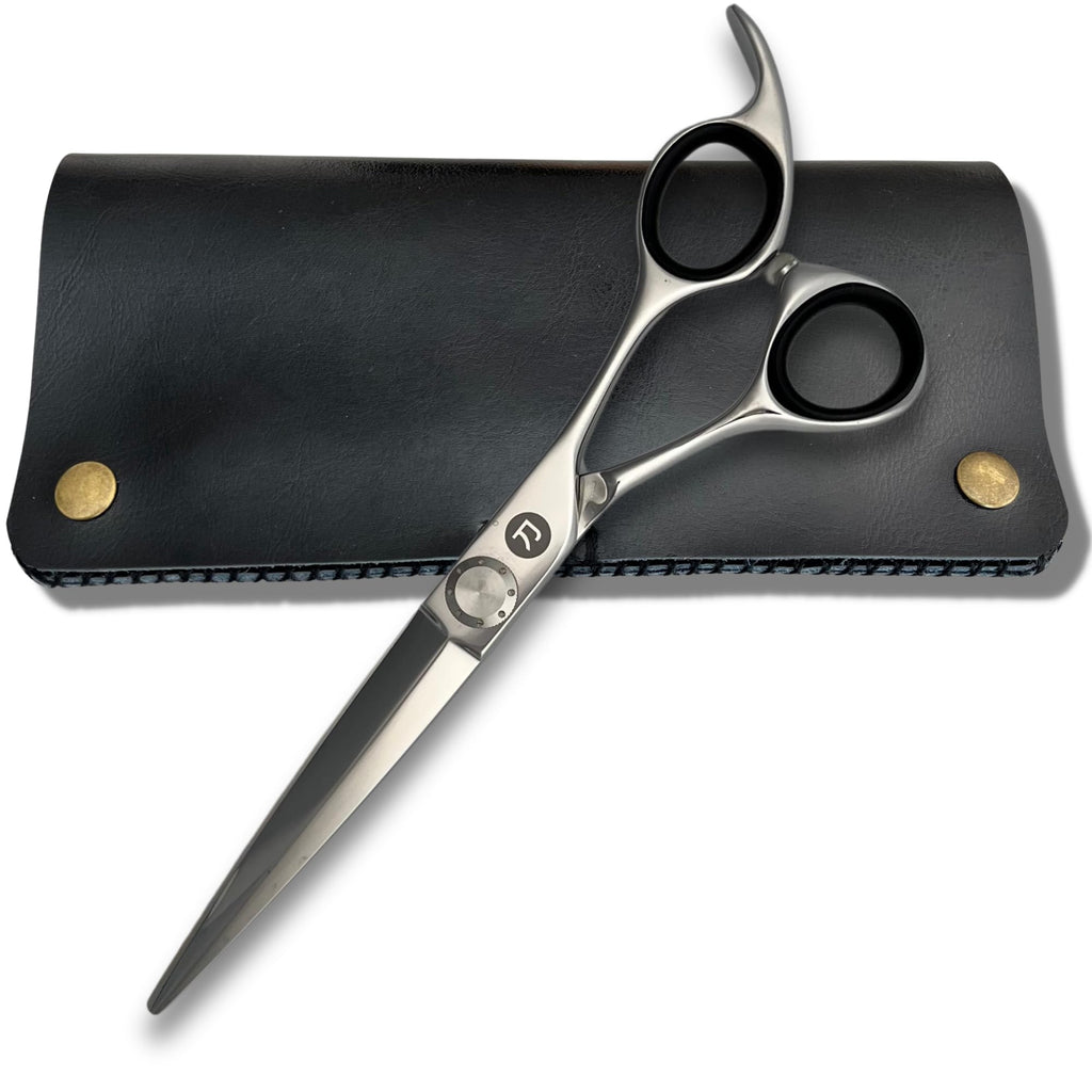 7" Saki Shears Tanto Professional Hair Cutting Shears - Extremely Sharp Convex Blades for Fine Hair Cutting - Japanese Steel Scissors for Salon Use (7" Hair Scissors)