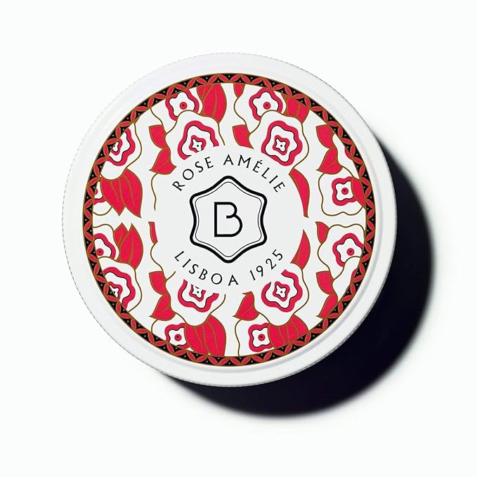 Benamôr - Rose Amélie Supreme Body Butter with Argan Oil, Sweet Almond Oil and Shea Butter - Revitalizing and Anti-Aging Body Moisturiser - Paraben Free, Vegan - 200 ml Pot