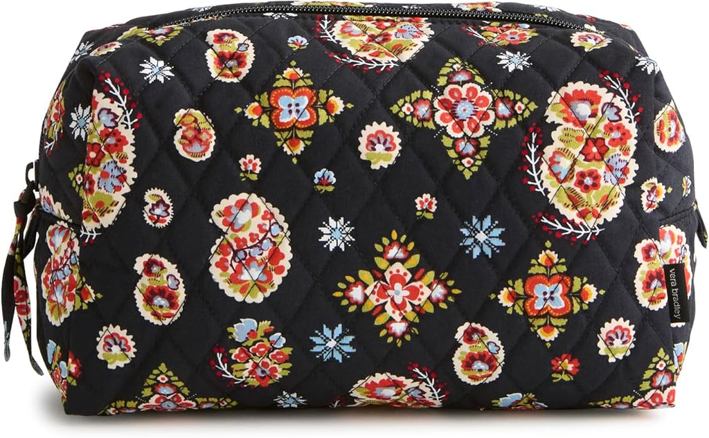 Premium Cotton Large Cosmetic Makeup Bag, North Star Sky, One Size