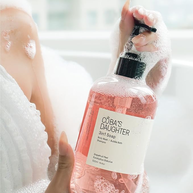 COBA'S DAUGHTER 3-in-1 Soap | Bubble Bath, Body Wash & Hand Wash 16.9oz