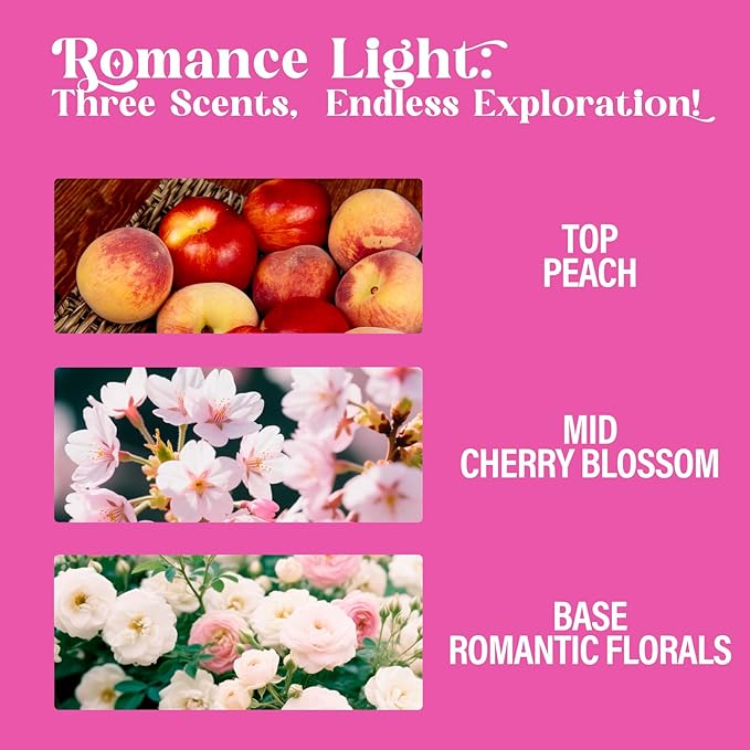 Body Spray for Women, Romance Light, Pink Bling Fragrance Mist, 3.4 fl oz