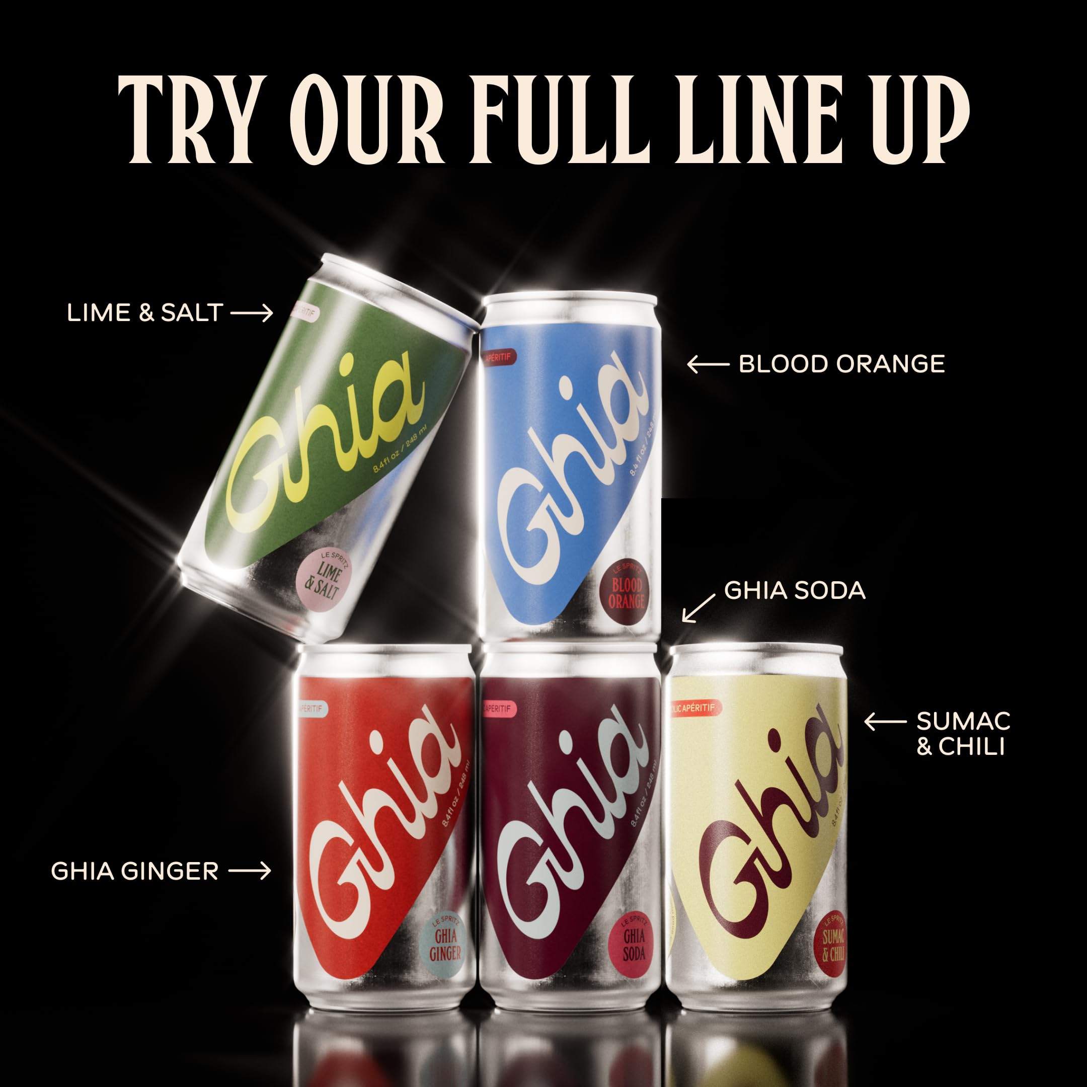 Ghia Le Spritz Non-Alcoholic Sumac & Chili 12-Pack, Canned Mocktail Mixer