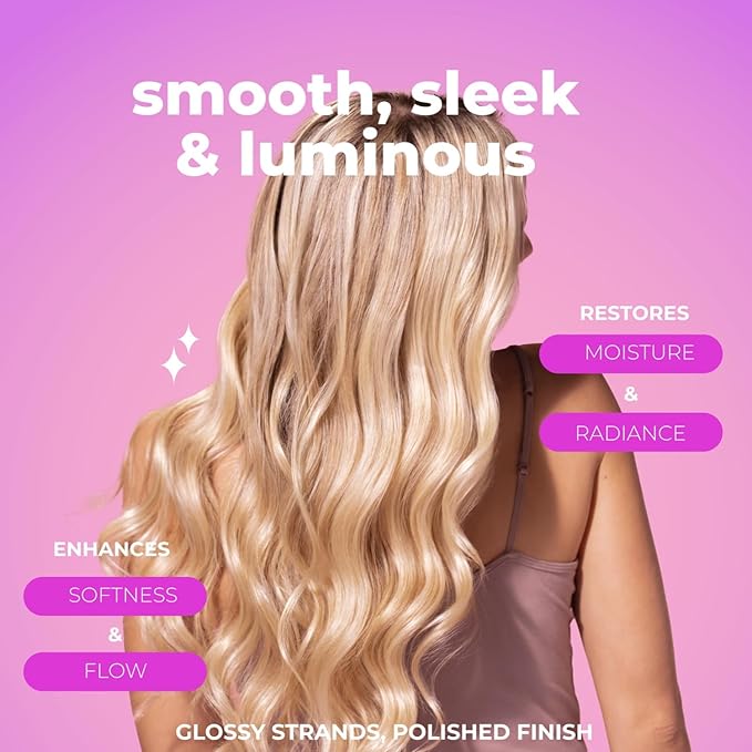 Luseta Glossy Pearl Hair Care Set, Smooth & Shine for Dull Hair