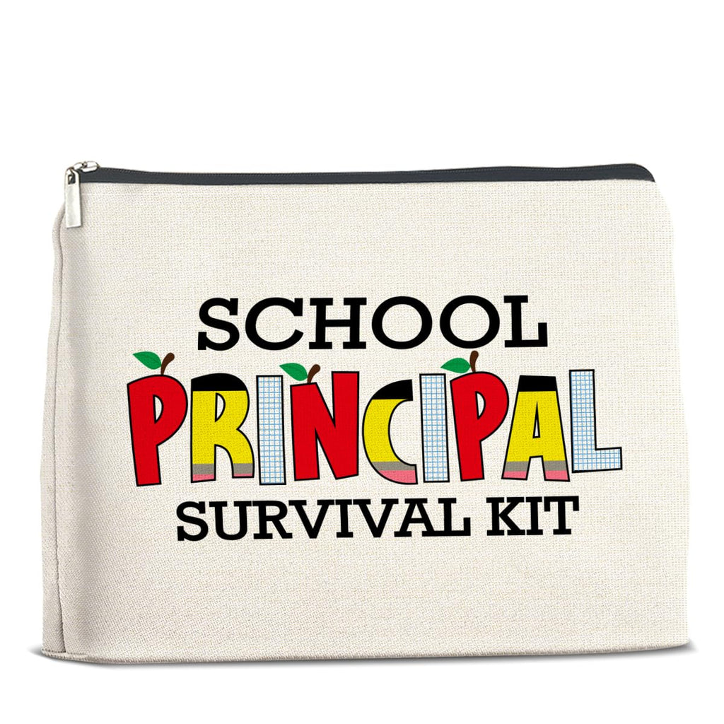 UPNEGE School Principal Gifts: Makeup Bag, Appreciation Gifts for Women, Survival Kit Zipper Pouch