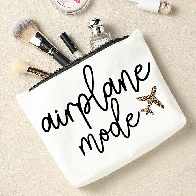 NBIAN Pilot Gift, Airplane Modeew4ewq Makeup Bag, Flight Attendant Gifts, birthdays Gifts, Christmas, Halloween Gifts, women, mom, daughter, sister, teacher, female Gifts.airplane travel essentials.