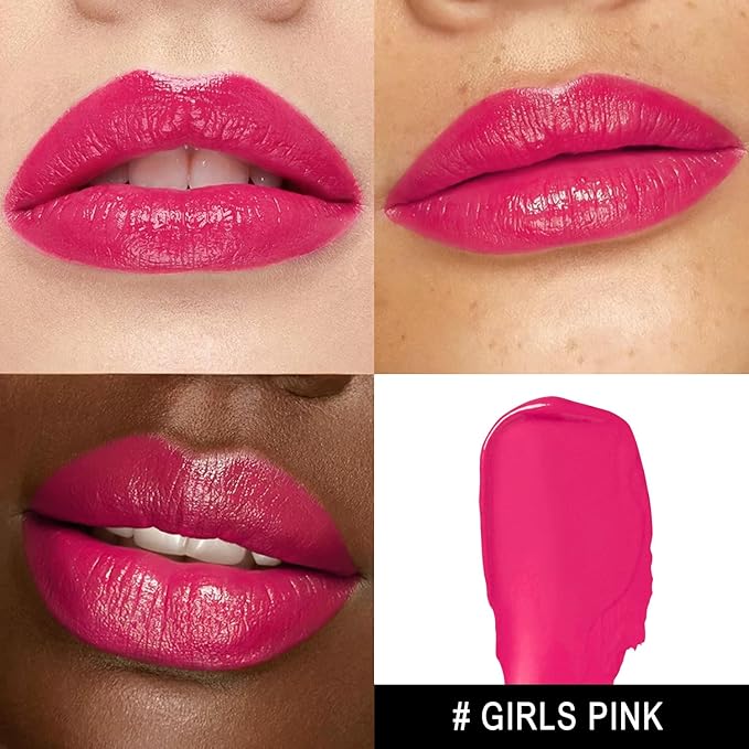 MAKI YIKA Moisture Hot Pink Lipstick for Women Hydrate Tinted Lip Balm