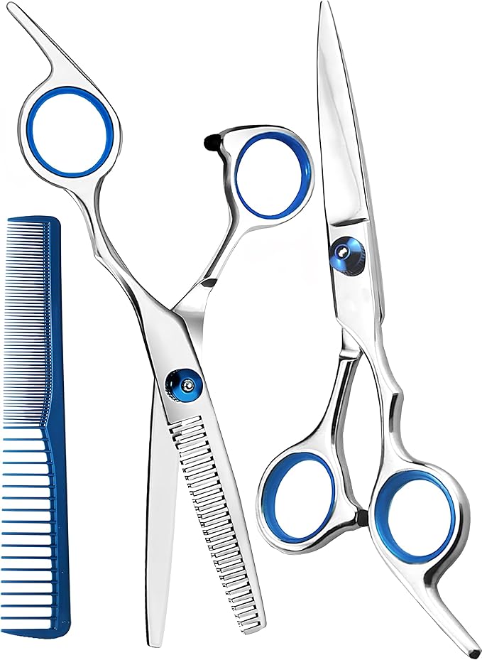 MEUUT Thinning Shears Hair Cutting Scissors 3 Pcs Set for Hair Cutting