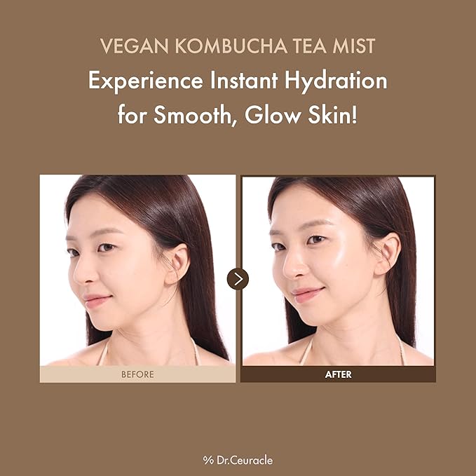 Dr.Ceuracle Vegan Kombucha Tea Mist, Milky Spray Serum 2.70 fl. oz.