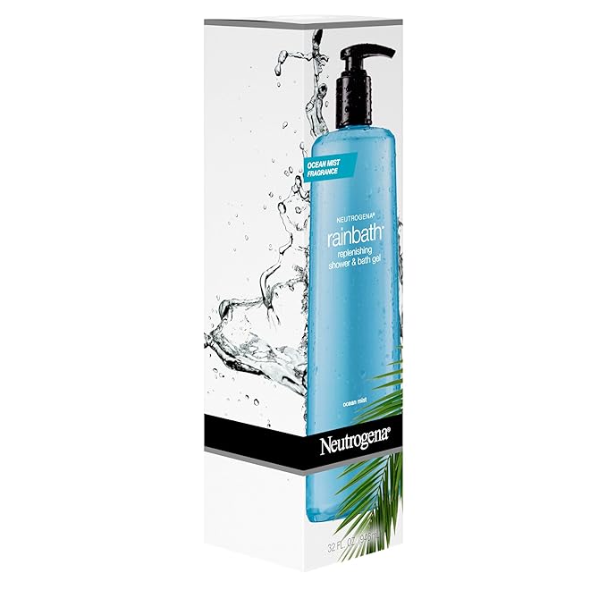 Neutrogena Rainbath Replenishing Shower & Bath Gel, Ocean Mist, 32 fl. oz