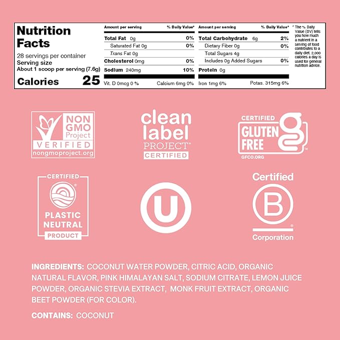 Cure Hydration - Electrolyte Drink Powder Strawberry Kiwi 28 Servings