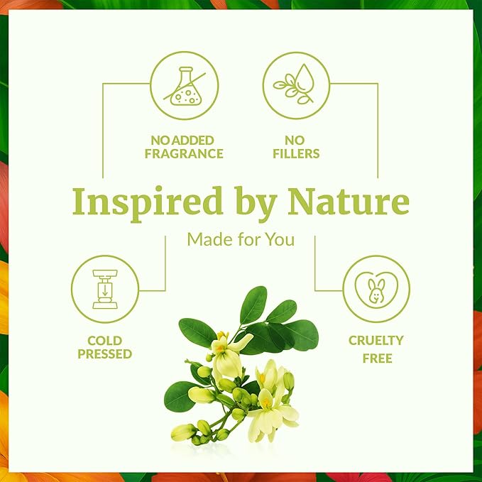 SVA Moringa Seed Oil 4 Fl Oz - for Face, Skin Care, Hair Care, Scalp Massage & Body Massage – Carrier Oil with Dropper