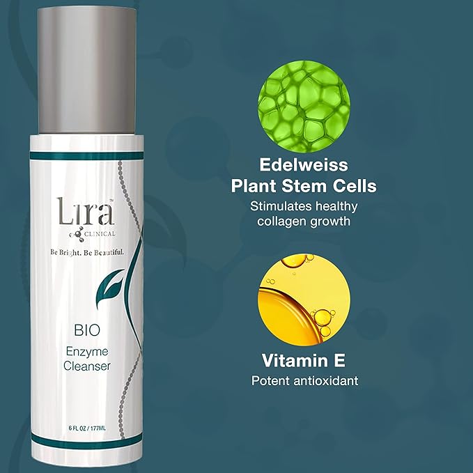 Lira Clinical BIO Enzyme Cleanser - Papaya and Pineapple Gel - 177 ml